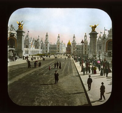 Exposición de París: Esplanade des Invalides, París, 1900 de French Photographer